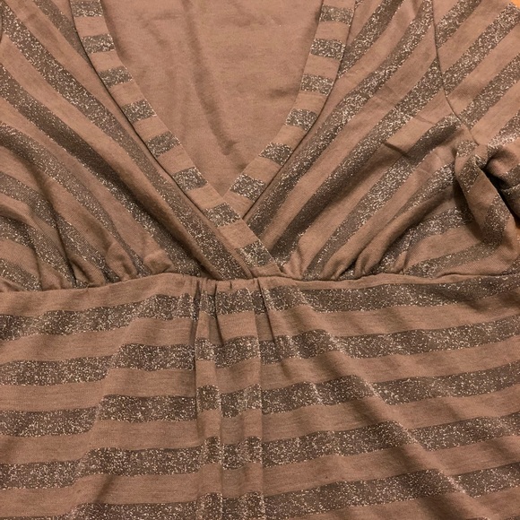 Ella Moss Metallic Striped Dress - Picture 2 of 3